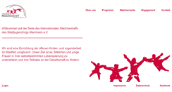 Desktop Screenshot of maedchentreff-mannheim.de